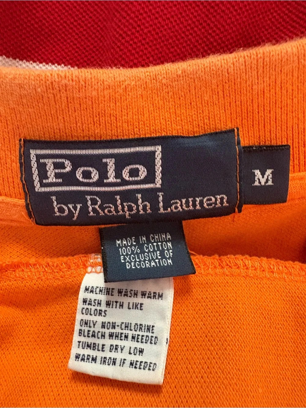 Ralph Lauren bright orange